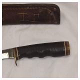 Schrade 491 w/Leather Sheath