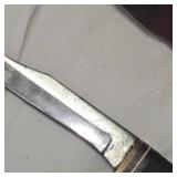 Schrade 491 w/Leather Sheath