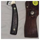 Schrade Old Timer #152 USA w/leather Sheath