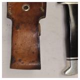 Buck USA #105 w/Brown Leather Sheath