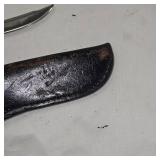 Buck 118 USA w/Black Leather Sheath