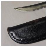 Buck 118 USA w/Black Leather Sheath