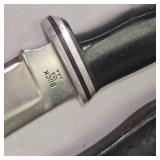 Buck 103 w Black Leather Sheath