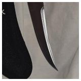 Buck 136 w/ Black Leather Sheath