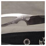 Buck 136 w/ Black Leather Sheath