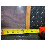 Framed Art Print - Convertible Car in Modern Building Scene