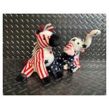 Ty Beanie Buddies Patriotic Plush Duo - Stars and Stripes Pattern (2-Pack)