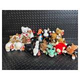 Ty Beanie Babies Plush Collection - Assorted Characters With Ty Heart Tags