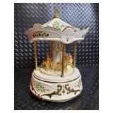 Lenox Santa Millennium Centerpiece Carousel Music Box