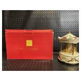 Lenox Santa Millennium Centerpiece Carousel Music Box
