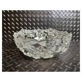 Clear Glass Bowls - Floral Motif - Set of 2