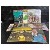 Classic Rock Vinyl LPs Collection: The Doors Morrison Hotel, Led Zeppelin II, REO Speedwagon, Lynyrd Skynyrd