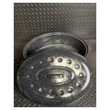 Enamel Cast Iron Dutch Oven Set - Speckled Finish (2-Piece)