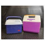 Igloo Little Playmate Elite Cooler & Rubbermaid Cooler