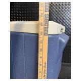 Plastic cooler with Lid - 18 in Long
