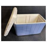 Plastic cooler with Lid - 18 in Long