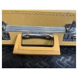 Galleria Luggage Vintage Carry-On Case with Chrome Hardware