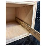 Unfinished Plywood 15-Compartment Cubby Shelf Organizer