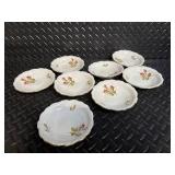 Johann Haviland Bavaria Germany Floral Dinnerware Set - Creamer, Bowls & Platters