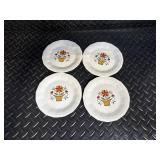 Floral Basket Sunflower Pattern Dinnerware Set - Cups, Saucers, Plates & Bowls