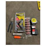 Husky NACK Pro Industrial Knife System Kit & Stanley 25' Tape & Schlage Template