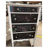 Chalkboard Dresser with Inspirational Quotes - 4-Drawer Chest