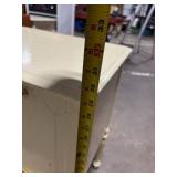 Sideboard Cabinet - Vintage Carved Wood with Decorative Center Panel