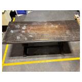 Table - Vintage console Table with Carved Turned Legs, 6 ft long
