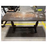 Table - Vintage console Table with Carved Turned Legs, 6 ft long