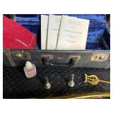 Vintage Brass Trumpet in Hard Case - Velvet-Lined Interior