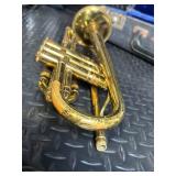 Vintage Brass Trumpet in Hard Case - Velvet-Lined Interior