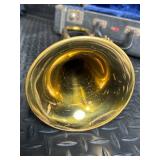Vintage Brass Trumpet in Hard Case - Velvet-Lined Interior