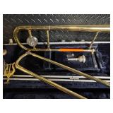 Conn Trombone in Hard Case with Mouthpiece - Vintage Brass Instrument