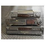 Sony SLV-678HF & SLV-373UC VHS VCRs - CDP-CE275 5-Disc CD Changer + Remote