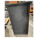 Geode Knob Accent Wood Cabinet - Two Doors & Lower Drawer