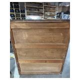 Geode Knob Accent Wood Cabinet - Two Doors & Lower Drawer