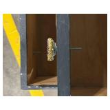 Geode Knob Accent Wood Cabinet - Two Doors & Lower Drawer