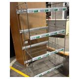 Ever Clean Cat Litter Display Rack - 4-Tier Wire Shelving Unit