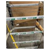 Ever Clean Cat Litter Display Rack - 4-Tier Wire Shelving Unit
