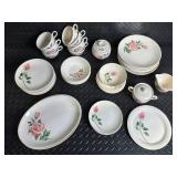 Cunningham & Pickett Hand Painted Rose Pattern China Set - Alliance, Ohio