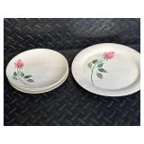 Cunningham & Pickett Hand Painted Rose Pattern China Set - Alliance, Ohio