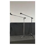 JamStands by Ultimate Support Dual Boom Microphone Stand with Two Adjustable Booms