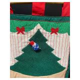 Advent Calendar Wall Hanging - 24 Pockets with Christmas Tree Design