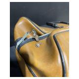 Vintage Atlantic Leather Duffel Bag - Top Handles and Durable Construction