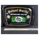 Samuel Smith's Old Brewery Pale Ale Tin Signs & Jack Daniel's Flask (Lot of 3)