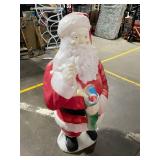 Large Vintage  Blow Mold Santa Claus Figure - Lighted Christmas Yard Decor