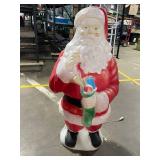 Large Vintage  Blow Mold Santa Claus Figure - Lighted Christmas Yard Decor