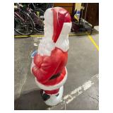 Large Vintage  Blow Mold Santa Claus Figure - Lighted Christmas Yard Decor