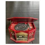 Memorex AM/FM Radio Cassette Tape Deck Console with Turntable