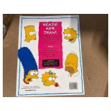 Cartooning with The Simpsons Book by Matt Groening - Duff Beer Glass (Lot of 2)